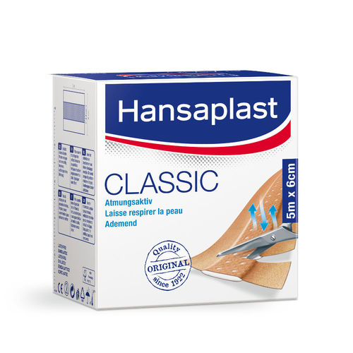 Hansaplast® Classic 5m x 6cm Wundschnellverband