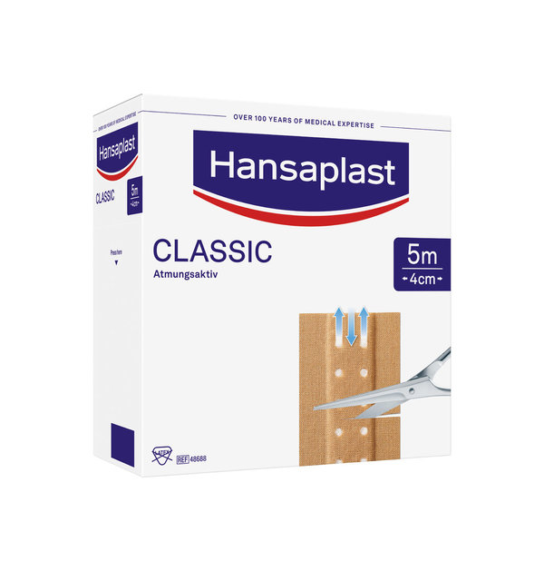 Hansaplast® Classic 5m x 4cm Wundschnellverband