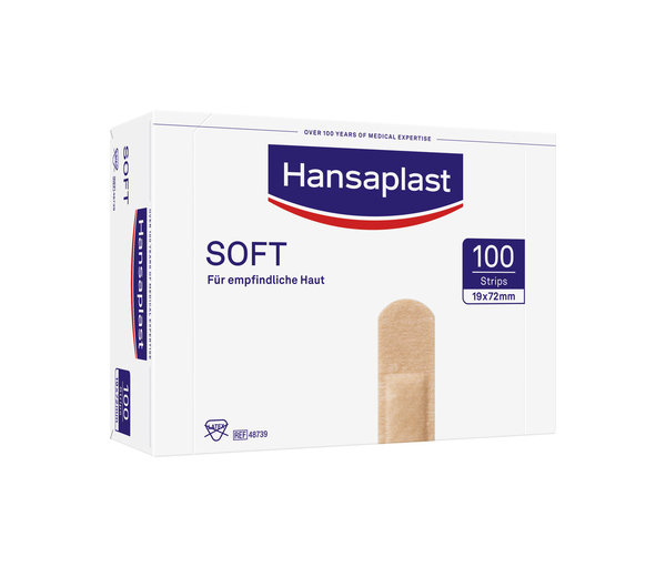 Hansaplast® Soft Strips 19 x 72 mm 100 Stück